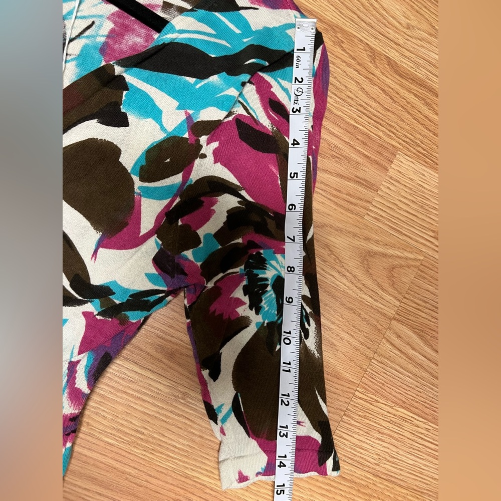 Charlotte V Cut Patterned Blouse - image 5